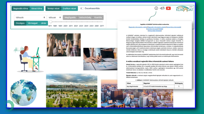KLIMADAT éghajlati információs portál