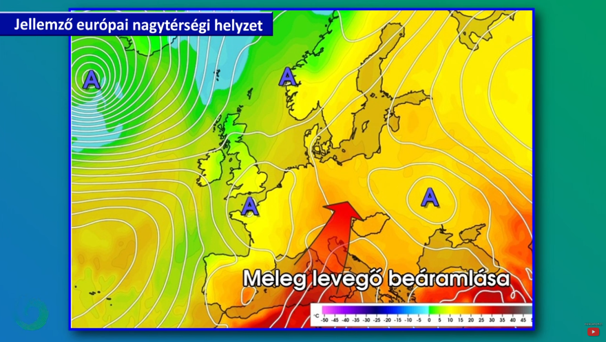 Hőhullámok alakulása Magyarországon