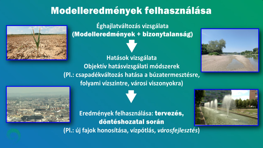 A jövőbeli projekciók és az eredmények felhasználása
