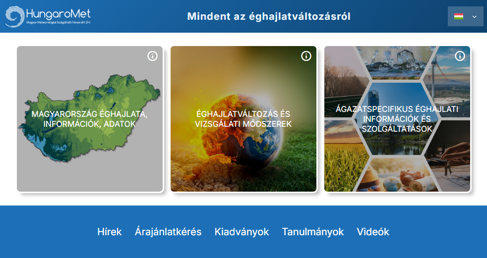 Új éghajlati portál – minden, amit a HungaroMet tud az éghajlatváltozásról